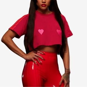 IVY PARK ADIDAS crop tee